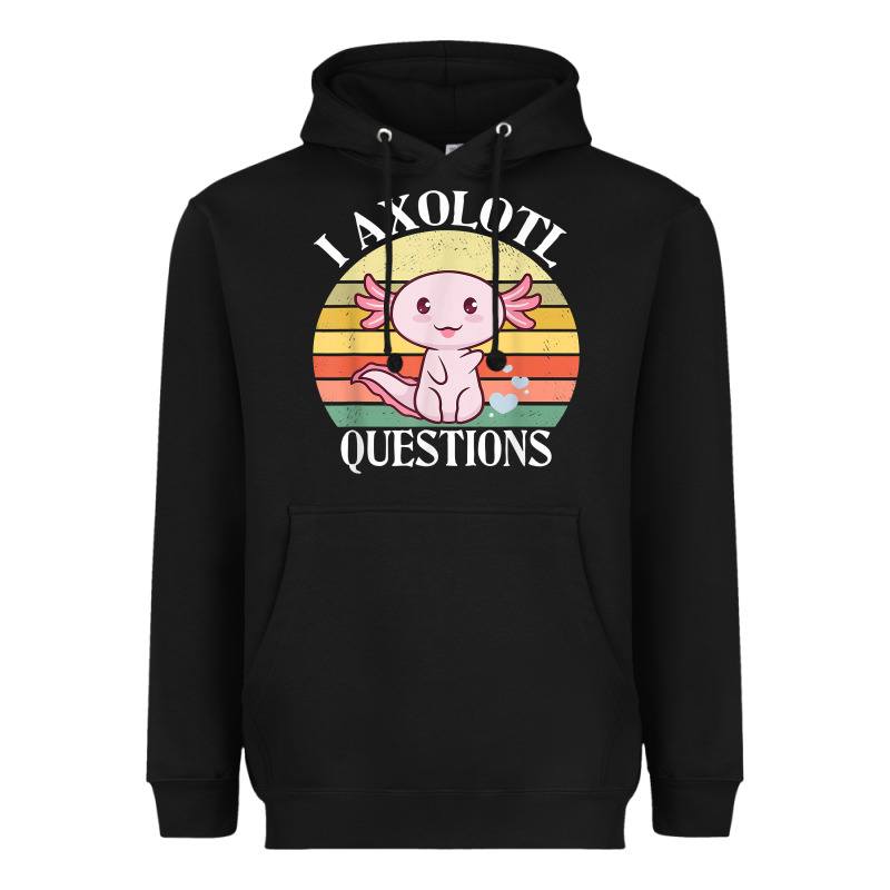 I Axolotl Questions Funny Axolotl Costume For Axolotl Lovers T Shirt Heavyweight Hoodie by linhVisuals | Teevron