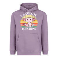 Lavender i axolotl questions funny axolotl costume for axolotl lovers t shirt Heavyweight Hoodie - linhVisuals