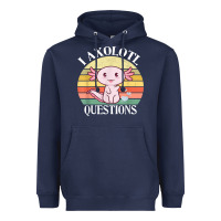Navy i axolotl questions funny axolotl costume for axolotl lovers t shirt Heavyweight Hoodie - linhVisuals