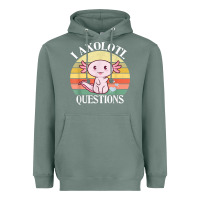 Sage i axolotl questions funny axolotl costume for axolotl lovers t shirt Heavyweight Hoodie - linhVisuals