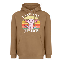 Toasted Coconut i axolotl questions funny axolotl costume for axolotl lovers t shirt Heavyweight Hoodie - linhVisuals