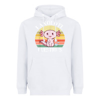 White i axolotl questions funny axolotl costume for axolotl lovers t shirt Heavyweight Hoodie - linhVisuals