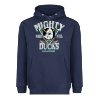 Navy vintage mighty sports ducks Heavyweight Hoodie - linhVisuals