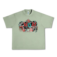 Oil Green Mom cow Mother's Day Urban Heavy Tee - FaDigitalArtStudio
