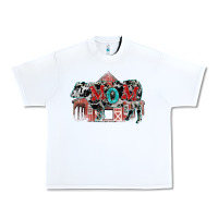White Mom cow Mother's Day Urban Heavy Tee - FaDigitalArtStudio
