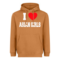 Meerkat i love asian girls t shirt Heavyweight Hoodie - linhVisuals