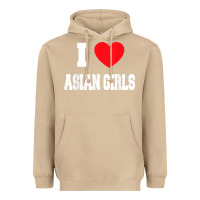 Mushroom i love asian girls t shirt Heavyweight Hoodie - linhVisuals