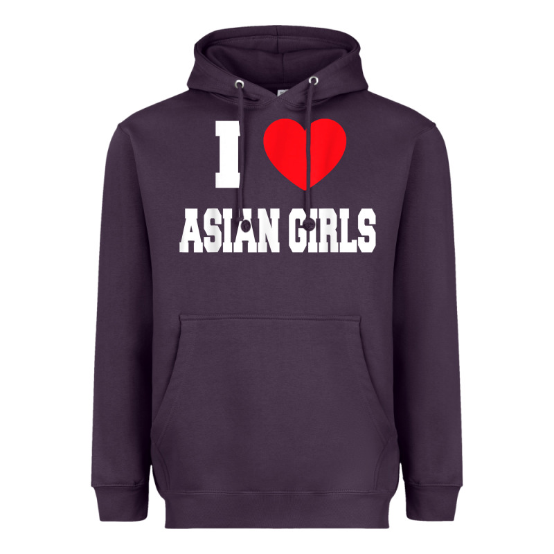 I Love Asian Girls T Shirt Heavyweight Hoodie by linhVisuals | Teevron