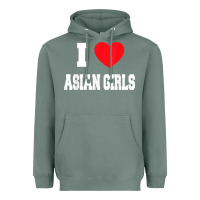 Sage i love asian girls t shirt Heavyweight Hoodie - linhVisuals