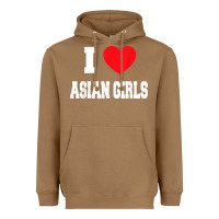 Toasted Coconut i love asian girls t shirt Heavyweight Hoodie - linhVisuals