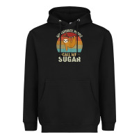 Black womens my favorite people call me sugar cute sloth lover grandma Heavyweight Hoodie - linhVisuals