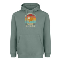 Sage womens my favorite people call me sugar cute sloth lover grandma Heavyweight Hoodie - linhVisuals