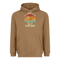 Toasted Coconut womens my favorite people call me sugar cute sloth lover grandma Heavyweight Hoodie - linhVisuals