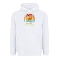 White womens my favorite people call me sugar cute sloth lover grandma Heavyweight Hoodie - linhVisuals