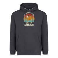 Smoke womens my favorite people call me sugar cute sloth lover grandma Heavyweight Hoodie - linhVisuals
