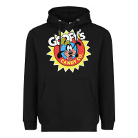 Black goofy's candy company Heavyweight Hoodie - linhVisuals