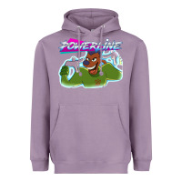 Lavender powerline Heavyweight Hoodie - linhVisuals