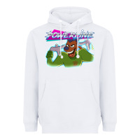White powerline Heavyweight Hoodie - linhVisuals