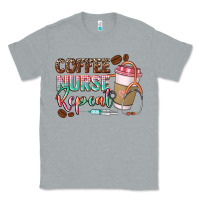 Heather Grey coffee nurse repeat Classic Tee - CowGirlArtShop