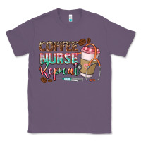 Lavender coffee nurse repeat Classic Tee - CowGirlArtShop
