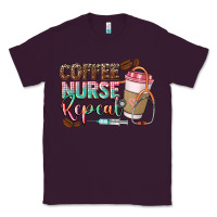 Plum coffee nurse repeat Classic Tee - CowGirlArtShop