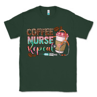 Sports Green coffee nurse repeat Classic Tee - CowGirlArtShop