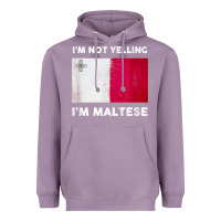 Lavender i'm not yelling i'm maltese shirt  malta flag t shirt Heavyweight Hoodie - linhVisuals