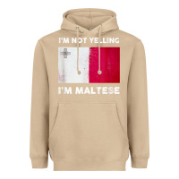 Mushroom i'm not yelling i'm maltese shirt  malta flag t shirt Heavyweight Hoodie - linhVisuals