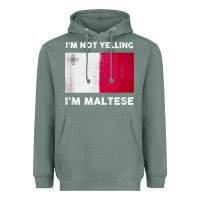 Sage i'm not yelling i'm maltese shirt  malta flag t shirt Heavyweight Hoodie - linhVisuals