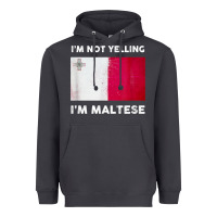 Smoke i'm not yelling i'm maltese shirt  malta flag t shirt Heavyweight Hoodie - linhVisuals