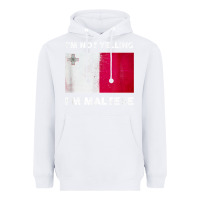 White i'm not yelling i'm maltese shirt  malta flag t shirt Heavyweight Hoodie - linhVisuals