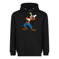 Black goofy Heavyweight Hoodie - linhVisuals