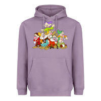 Lavender grumpy dopey dwarf Heavyweight Hoodie - linhVisuals