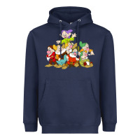Navy grumpy dopey dwarf Heavyweight Hoodie - linhVisuals