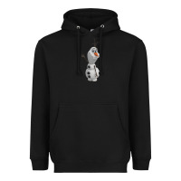 Black olaf Heavyweight Hoodie - linhVisuals
