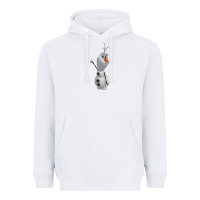 White olaf Heavyweight Hoodie - linhVisuals