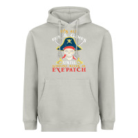 Moon Dust it's all fun & games until someone needs an eyepatch pirate t shirt Heavyweight Hoodie - linhVisuals