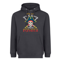 Smoke it's all fun & games until someone needs an eyepatch pirate t shirt Heavyweight Hoodie - linhVisuals