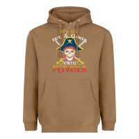 Toasted Coconut it's all fun & games until someone needs an eyepatch pirate t shirt Heavyweight Hoodie - linhVisuals