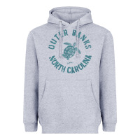 Heather Grey jcombs outer banks, nc, sea turtle hoodie Heavyweight Hoodie - linhVisuals