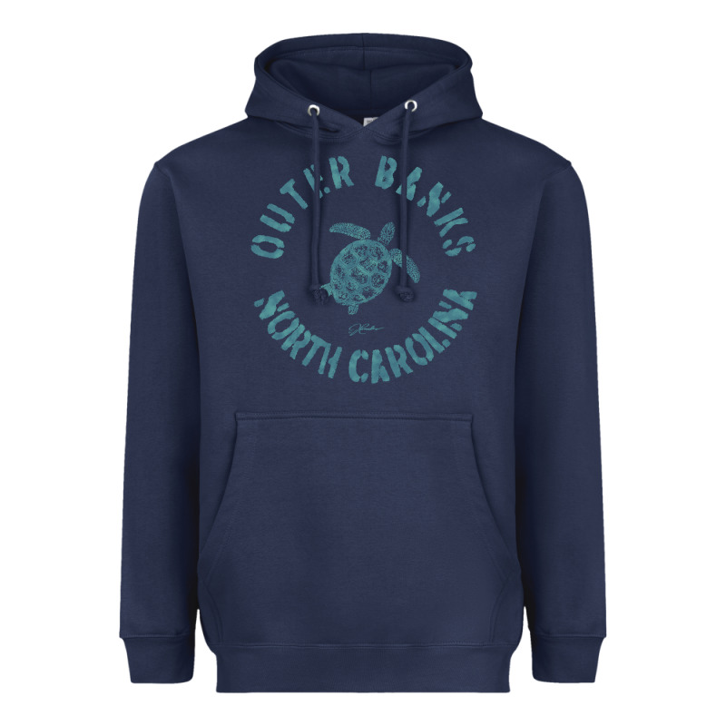 Jcombs Outer Banks, Nc, Sea Turtle Hoodie Heavyweight Hoodie by linhVisuals | Teevron
