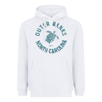 White jcombs outer banks, nc, sea turtle hoodie Heavyweight Hoodie - linhVisuals