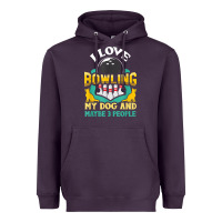 Bowling Shirt Funny Dog Lover Quote Bowler Gift T Shirt Heavyweight Hoodie | Teevron