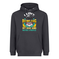 Smoke bowling shirt funny dog lover quote bowler gift t shirt Heavyweight Hoodie - linhVisuals