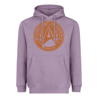 Lavender star fleet academy dropout stars trekie trek geek Heavyweight Hoodie - linhVisuals