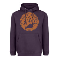 Plum star fleet academy dropout stars trekie trek geek Heavyweight Hoodie - linhVisuals