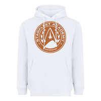 White star fleet academy dropout stars trekie trek geek Heavyweight Hoodie - linhVisuals