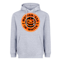 Heather Grey motionless in white hellowen Heavyweight Hoodie - linhVisuals