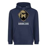 Navy #newfoundland growlers Heavyweight Hoodie - linhVisuals