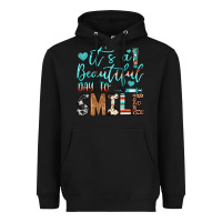 Black it’s a beautiful day to smile Heavyweight Hoodie - JahusDesignShop